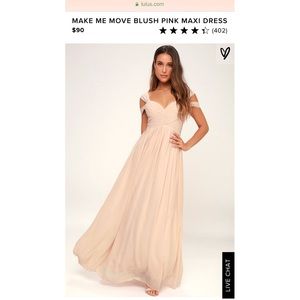Blush Bridesmaid Dress